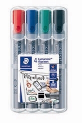 Staedtler Marker Lumocolor Flipchart schräg 2-5mm, sortiert (4)